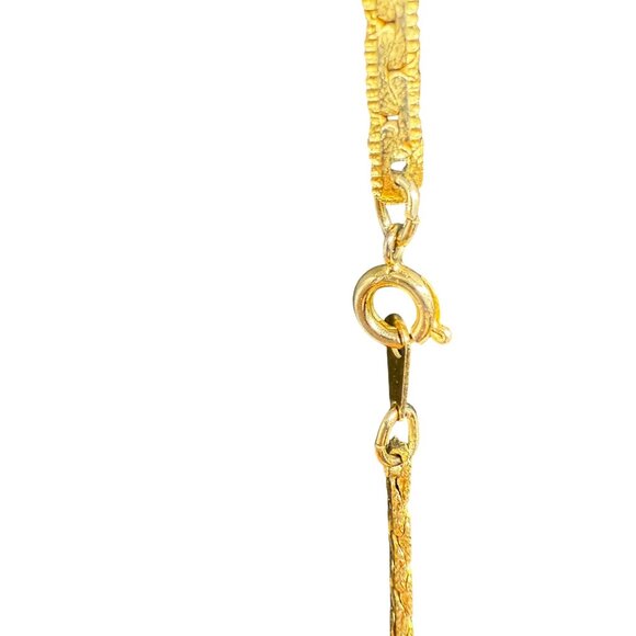 Vintage Long Chain Necklace Gold Tone Classic Minimalism Timeless Eve - Picture 6 of 6